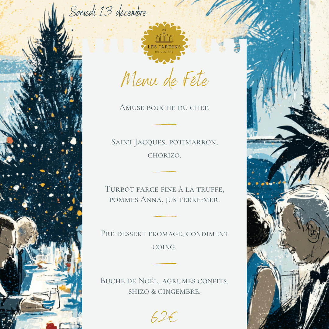 Menu de Fête 13 décembre 2025